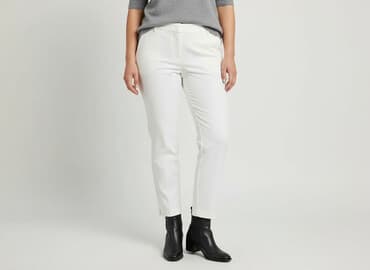 białe rajstopy 164: Spodnie materiałowe damskie, rozmiar 2XL — 6