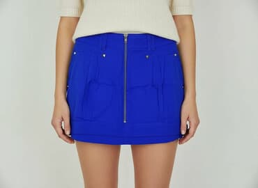 spódnice skórzane z cwiekami: House, Spódnica damska, rozmiar L — 1