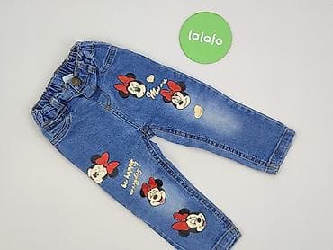 even: Spodnie jeansowe, Disney, 12-18 miesięcy, stan - Idealny — 2