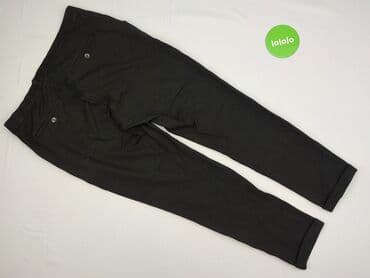 monnari czarne spodnie: Spodnie materiałowe damskie, rozmiar XL — 3