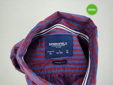 pants: Springfield, Koszulа dla mężczyzn, rozmiar S — 4