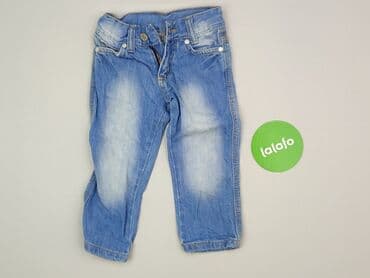modne jeansy: Denim pants, 12-18 months, condition - Very good — 2