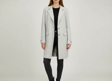 kurtki zimowe 50 style: Trencz damski, rozmiar L — 6