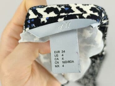 czarne luźne sukienki: H&M, Sukienka damska, rozmiar XS — 4