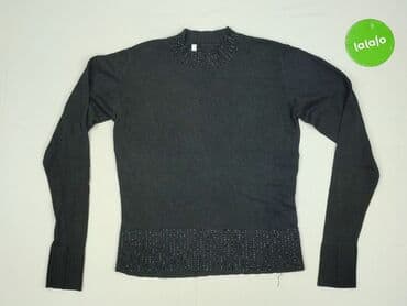sweter z bufiastymi rękawami: Sweter damski, rozmiar S — 2