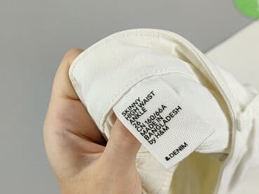 woskowane jeansy z wysokim stanem: H&M, Jeansy damskie, rozmiar XS — 4