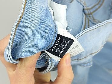 czarne jeansy plus size: Shein, Jeansy damskie, rozmiar S — 4