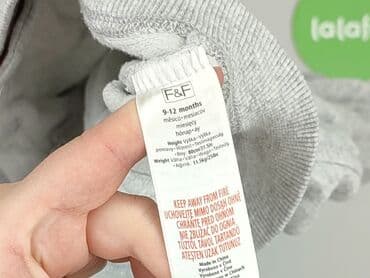 bielizna termoaktywna lidl crivit: Sweatshirt, F&F, 9-12 months, condition - Very good — 5