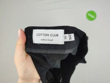 spodnie serduszka by o la la czarne: Cotton Club, Spodnie materiałowe damskie, rozmiar S — 4