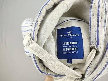 Ubrania męskie: Tom Tailor, Bluza z kapturem dla mężczyzn, rozmiar L — 5