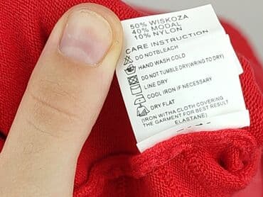 obcisła sukienka czerwona: Women`s knitwear, size L (EU 40) — 4