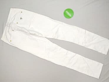 biale szerokie jeansy: Onado, Jeansy damskie, rozmiar S — 2