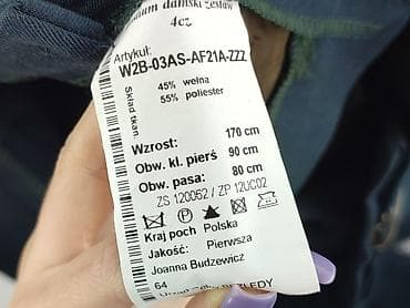 jeans boss: Spodnie materiałowe damskie, rozmiar S — 4