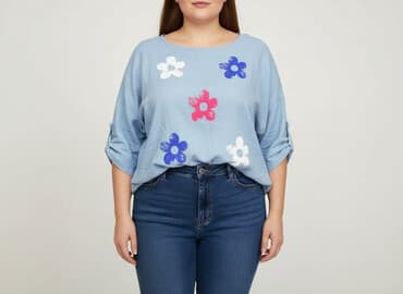 sukienki żakietowa plus size: Bluzka damska, rozmiar 6XL — 6