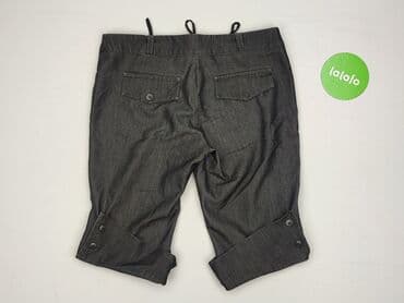 szerokie spodnie pepco: Spodnie 3/4 damskie, rozmiar M — 3