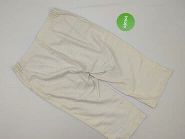 spódnico spodnie lniane: Spodnie 3/4 damskie, rozmiar L — 4