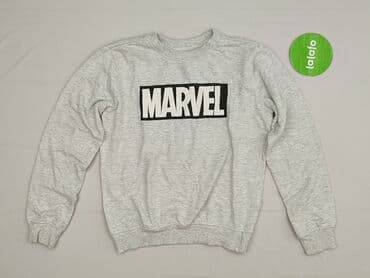 biala koszulka basic: Bluza, Marvel, 11 lat, 140-146 cm, stan - Bardzo dobry — 2