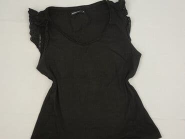 czarne bluzki siateczka: House, T-shirt damski, rozmiar M — 1