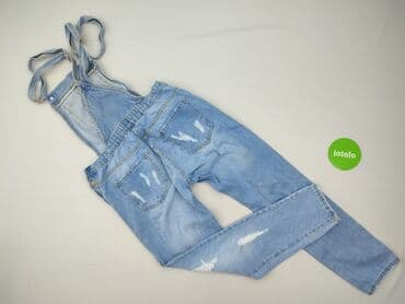 jeansowe ogrodniczki damskie: Ogrodniczki damskie, rozmiar S — 3