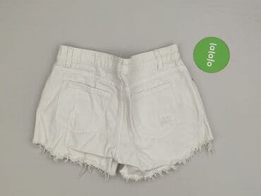 krótkie spodenki z wysokim stanem poszarpane: Szorty damskie, rozmiar M — 3