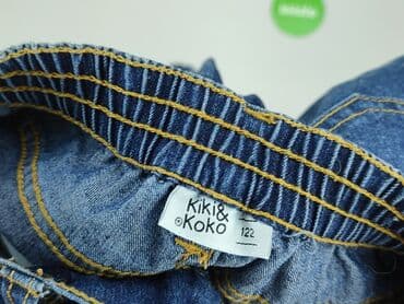 hello kitty spodnie świąteczne: Spodnie jeansowe, Kiki & Koko, 7 lat, 122, stan - Bardzo dobry — 4