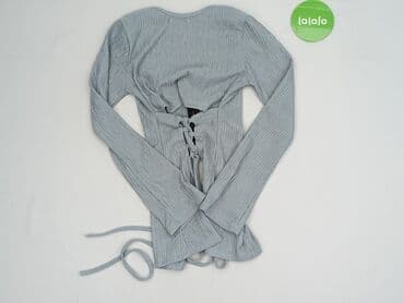 koszulka z długim rękawem w paski: T-shirt damski, rozmiar S — 3