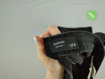 koszulka w paski reserved: Jeansy damskie, M — 4