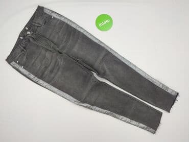 deichmann srebrne buty: Jeansy damskie, rozmiar L — 2