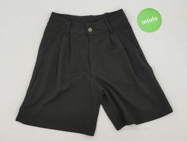 czarne szerokie spodnie sinsay: Sinsay, Szorty damskie, XS — 3