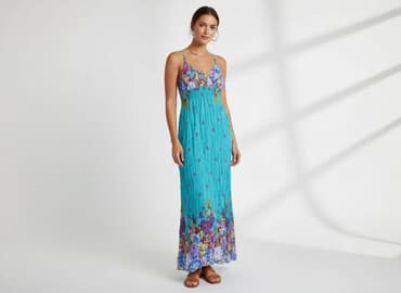 sukienki plażowe plus size: Sukienka damska, rozmiar S — 5