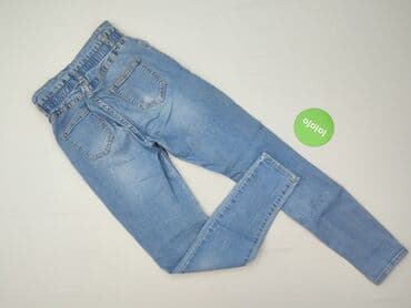 dżinsy z talią paper bag: Jeansy damskie, rozmiar M — 3