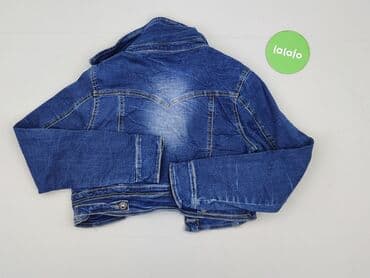 biała marynarka stradivarius: Kurtka jeansowa damska, M — 3