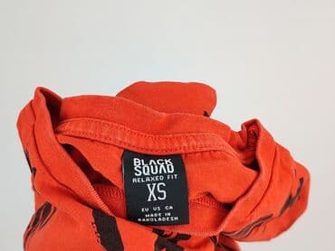 koszulka all black: Black, T-shirt for men, size XS — 5