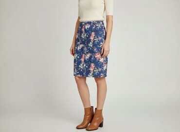 spódnice zara w kwiaty: Spódnica damska, rozmiar M — 6