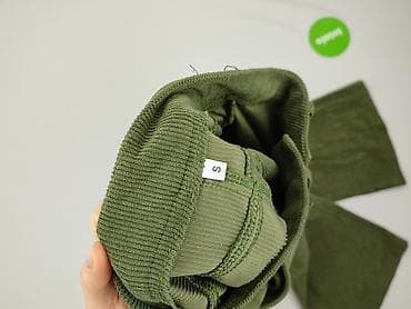 cargo crop: Material trousers for women, size S — 5