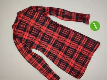 sukienka w kratę czerwona damska: Sukienka damska, rozmiar S — 4