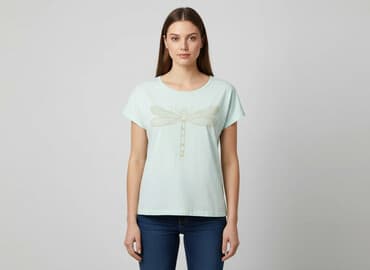 t shirty z ważką: T-shirt damski, rozmiar M — 1