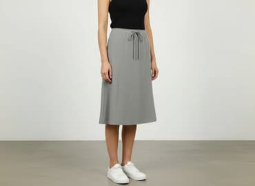 plisowane spódnice szara: Bay, Spódnica damska, rozmiar M — 7