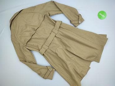 bezowy trencz: Płaszcz damski, rozmiar M — 5