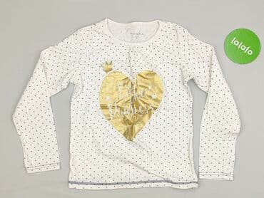 czarne obcisłe spodnie: Blouse, Inextenso, 10 years, 134-140 cm, condition - Very good — 2