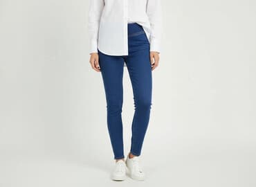 rajstopy bezszwowe calzedonia: Calzedonia, Jeansy damskie, rozmiar S — 1