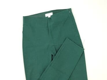 krótkie spodenki do grubych rajstop: H&M, Material trousers for women, size M (EU 38) — 1