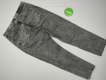 szare szerokie jeansy: Jeansy damskie — 3