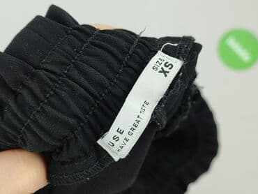 krótkie spodenki z wysokim stanem czarne: House, Szorty damskie, rozmiar XS — 6