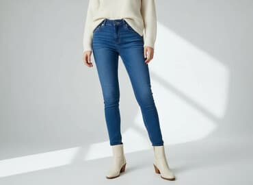 muminki kapcie: Mini, Jeansy damskie, rozmiar M — 7