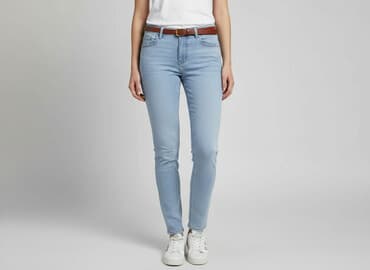 blue motion buty: Jeans for women, size M — 8