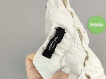 jeansy damskie z wysokim stanem na gumce: Jeansy damskie, rozmiar S — 4