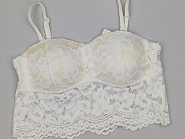 biustonosze 75 d: Koronkowy top/bustier LISSIMO – damski - Kolor: śmietankowa biel — 1