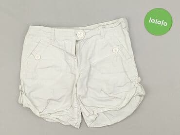 białe spodenki damskie hm: H&M, Szorty damskie, rozmiar S — 2