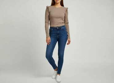 bluzki rękaw 3 4 sinsay: Sinsay, Bluzka damska, rozmiar L — 6